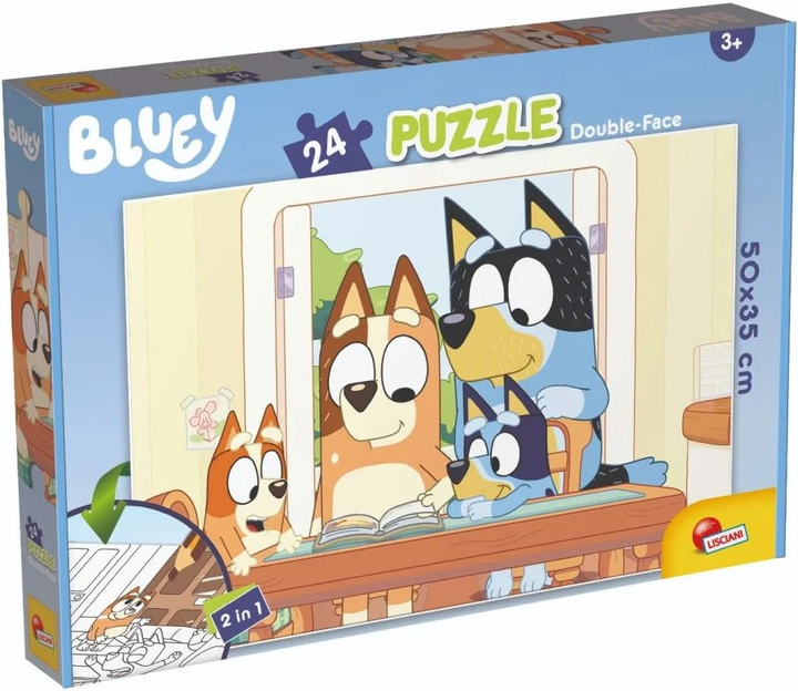 Puzzle Lisciani Bluey 24 elementy (8008324099566) - obraz 1