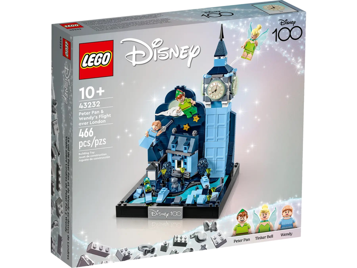 Zestaw klocków LEGO Disney Lot Piotrusia Pana i Wendy nad Londynem 466 elementów (43232) - obraz 1