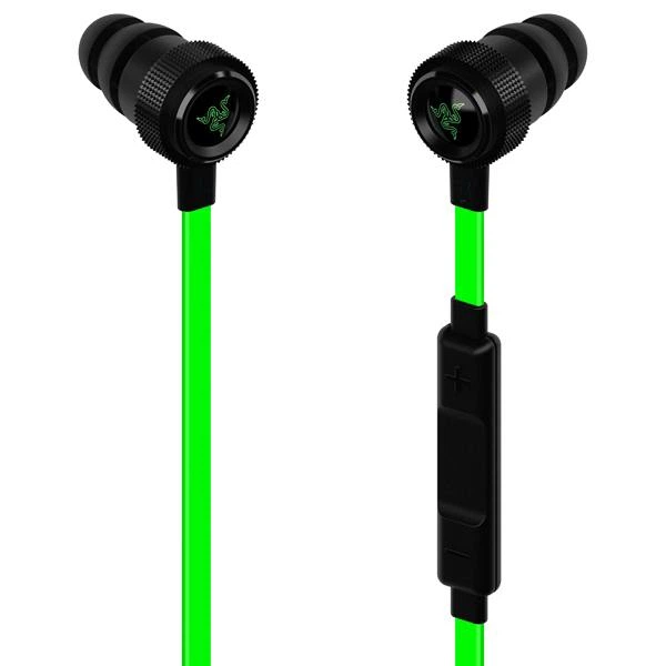 ★20個　Razer hammerhead pro v2 緑色 グリーン. Проводные игровые наушники Razer Hammerhead Pro V2 для телефона на