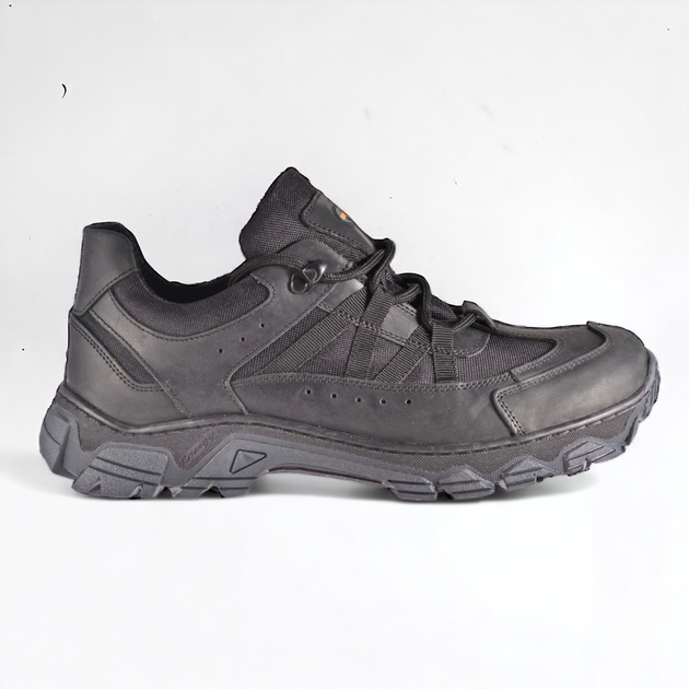 Літні Тактичні кросівки. Чорні. Натуральна шкіра. 44р (29см) BXLM-1042-44 - зображення 1