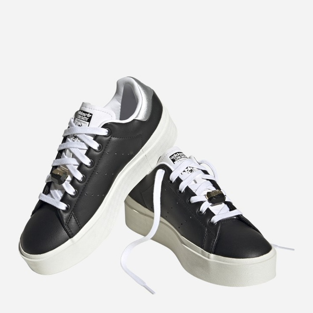 Tenisówki damskie na platformie Adidas Stan Smith Bonega HQ4253 38.5 (5.5UK) Czarne (4066749882105) - obraz 2