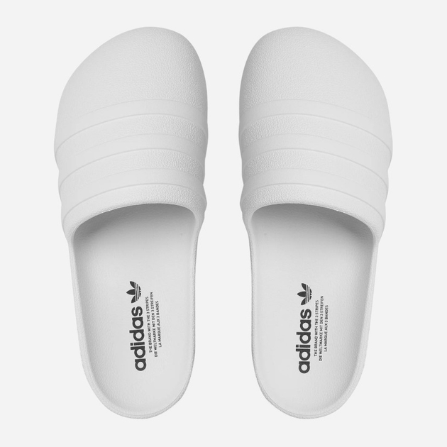 Чоловічі сабо adidas Adifom Adilette HQ8748 42 (8UK) Білі (4066749354572) - зображення 5