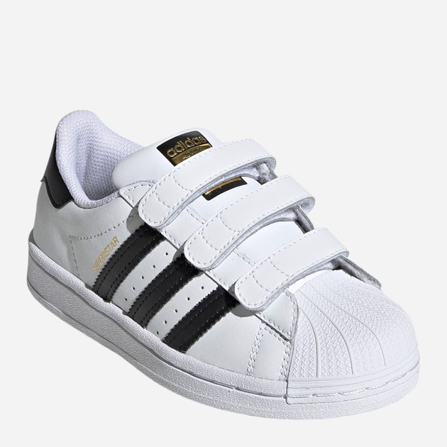 Trampki chłopięce na rzepy Adidas Originals Superstar EF4842 20 (4UK) Białe (4062053378105) - obraz 2