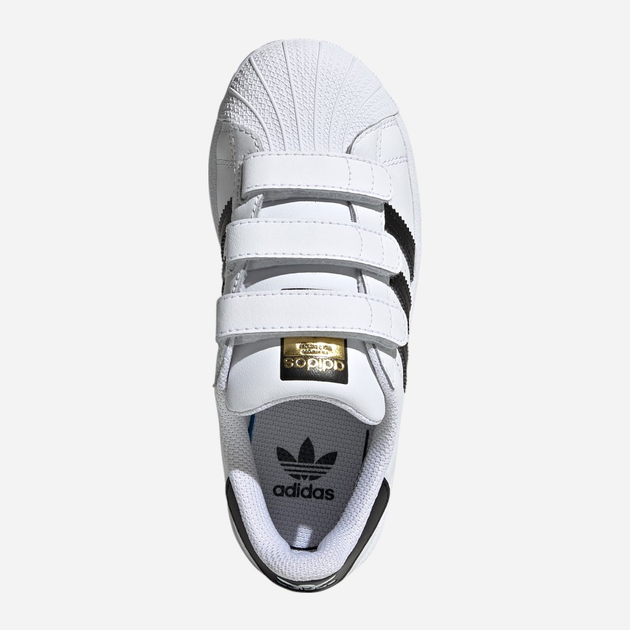 Дитячі кеди для хлопчика adidas Originals Superstar EF4842 26.5 (9KUK) Білі (4062053378075) - зображення 6