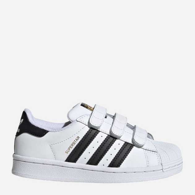 Trampki chłopięce na rzepy adidas Originals Superstar EF4838 30 (12UK) Białe (4062053339670) - obraz 1