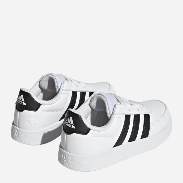 Підліткові кеди для хлопчика adidas Breaknet Lifestyle Court Lace HP8956 37 (4.5UK) Білі (4066747128496) - зображення 3