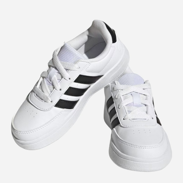 Підліткові кеди для хлопчика Adidas Breaknet Lifestyle Court Lace HP8956 38.5 (5.5UK) Білі (4066747128595) - зображення 2