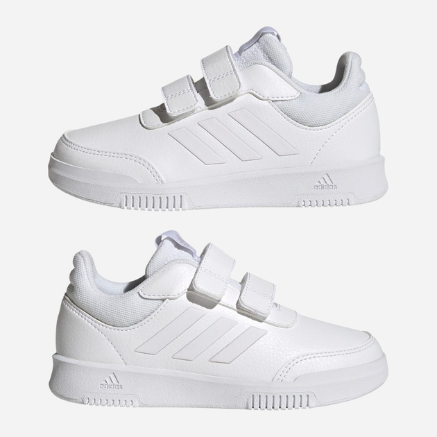 Підліткові кеди для хлопчика adidas Tensaur Hook and Loop GW1987 36 (3.5UK) Білі (4065426080780) - зображення 5