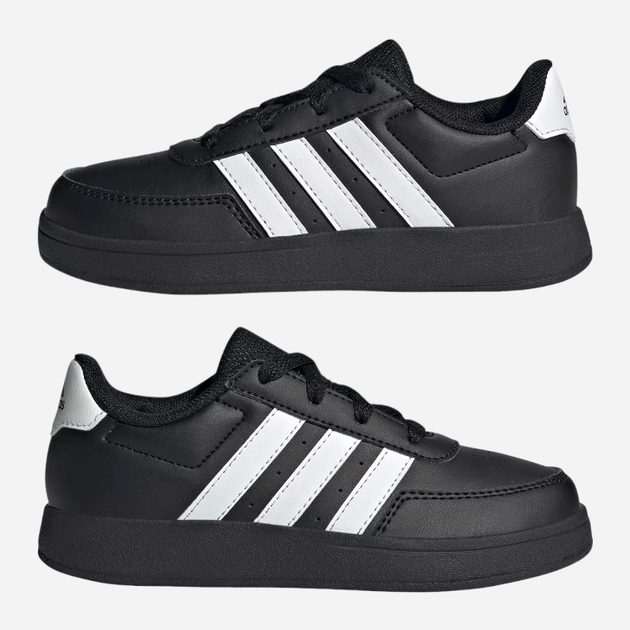 Дитячі кеди для хлопчика adidas Breaknet Lifestyle Court Lace HP8961 31 (13UK) Чорні (4066749442064) - зображення 5