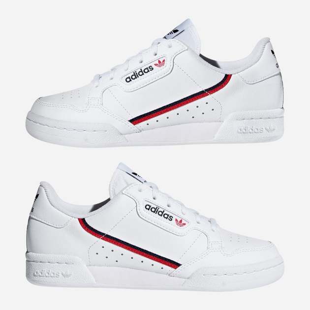 Підліткові кеди для хлопчика adidas Originals Continental 80 F99787 36 (3.5UK) Білі (4060516154167) - зображення 5