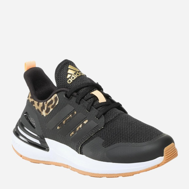 Buty sportowe młodzieżowe dla dziewczynki na rzepy adidas RapidaSport K FZ6346 35 (2.5UK) Czarne (4066749529222) - obraz 2