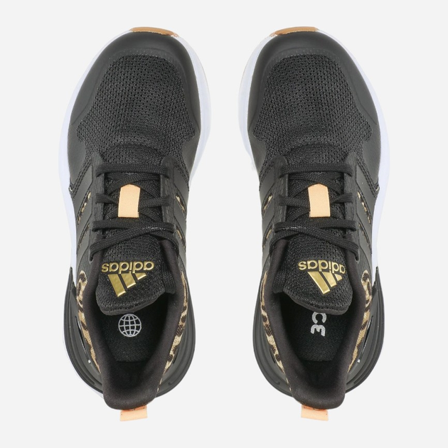 Дитячі кросівки для дівчинки adidas RapidaSport K FZ6346 30.5 (12.5UK) Чорні (4066749529178) - зображення 4