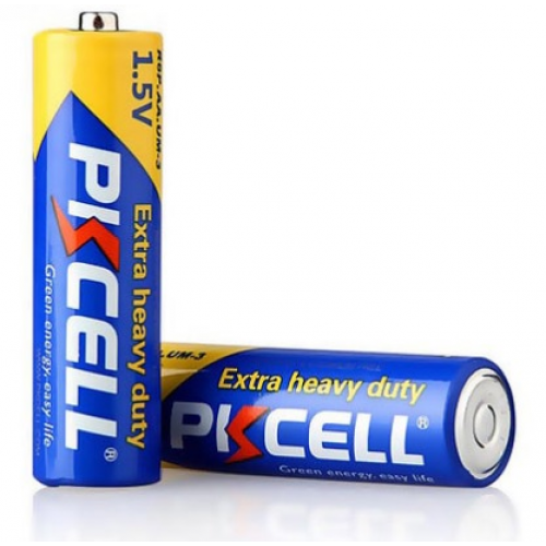 Батарейка солевая PKCELL 1.5V AA / R6, 2 штуки в блистере цена за блистер, Q12 - Фото 1 Батарейка солевая PKCELL 1.5V AA / R6, 2 штуки в блистере цена за блистер, Q12 - изображение 1