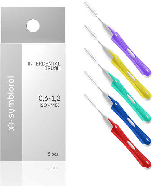Szczoteczki międzyzębowe Symbioral Interdental Brush ISO Mix 5 szt (5908239791261) - obraz 1