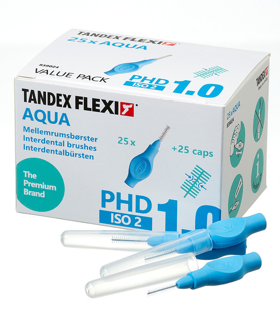 Szczoteczki międzyzębowe Tandex Flexi 0.60 mm 25 szt (5902205591152) - obraz 1