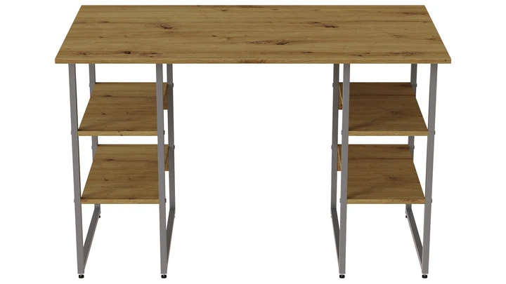 Компьютерный стол Ferrum-decor Карэн 75x120x60 серый ДСП Дуб Артизан 32мм (KARE2341) - изображение 2