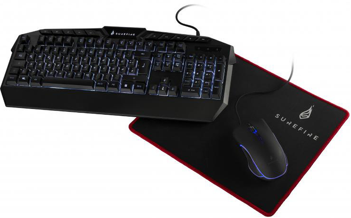 Zestaw przewodowy Verbatim SureFire Kingpin Gaming Combo USB Black (48825-482) - obraz 2