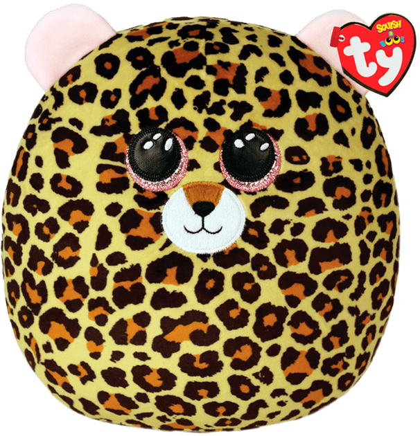 Miękka zabawka TY Squish-a-boos Leopard Livvie 30 cm (0008421392216) - obraz 1