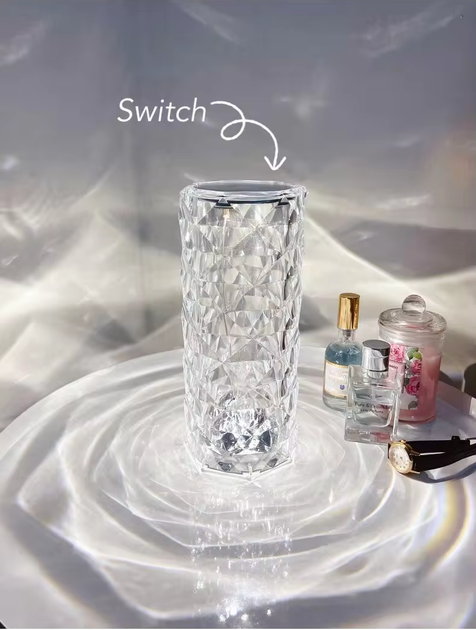 Сенсорний світильник VHG K2 з пультом RGB Нічник Rose Diamond Table Lamp - изображение 9
