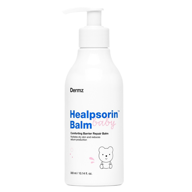 Balsam dla dzieci Dermz Healpsorin Baby nawilżający regenerujący skórę 300 ml (5907222288276) - obraz 1