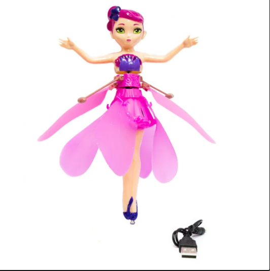 Іграшка сенсорна літаюча фея Flying Fairy із зарядкою від USB - зображення 3