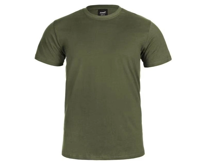 Тактична футболка з бавовни Texar, оливковий, олива L - зображення 1