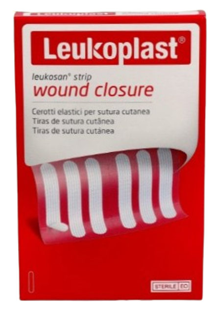 Plastry Bsn Medical Leukosan Strip 38 x 6 mm 5 szt (4042809390865 / 4042809703917) - obraz 1