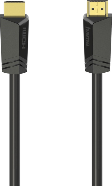 Kabel Hama HDMI - HDMI M/M 7.5 m Black (4047443441751) - obraz 1