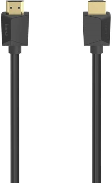 Kabel Hama Ultra High Speed HDMI - HDMI M/M 1 m Black (4047443438973) - obraz 1