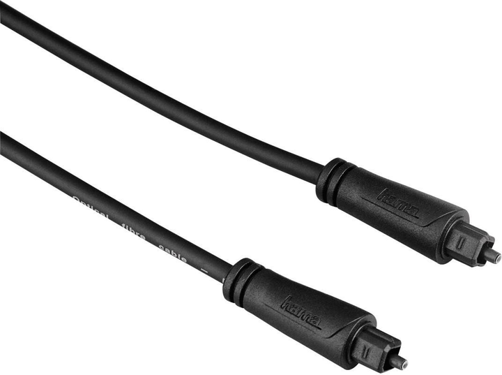 Kabel Hama Toslink - Toslink M/M 5 m Black (4047443434401) - obraz 1