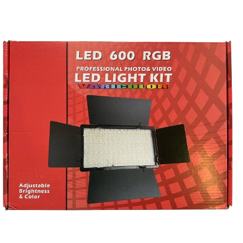 Профессиональный видеосвет Varicolor PRO LED U600+ RGB (3200-5600K) с сетевым адаптером + Штатив - изображение 7