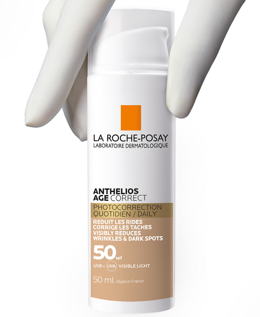 Przeciwzmarszczkowy krem do opalania La Roche Posay Anthelios Age Color Corrector SPF50 50 ml (3337875764353) - obraz 4