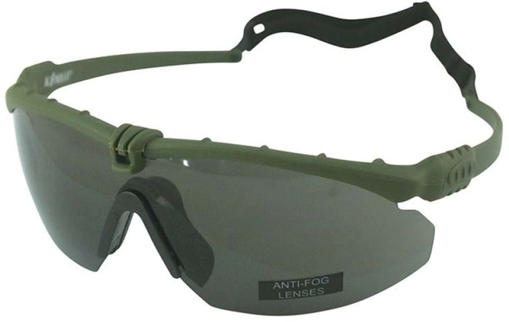 Очки тактические Kombat Ranger Glasses Smoke Lens Оливковые (kb-rgs-olgr) - изображение 1
