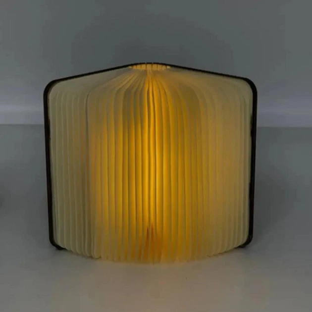 Настільна лампа світильник у вигляді книги Foldable Book Lamp для дитячої кімнати 7259 гнучкий нічник - зображення 6