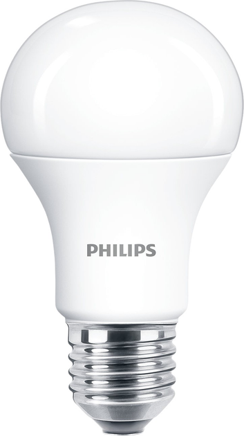Набір світлодіодних ламп Philips A60 E27 10W 2 шт Cool White (8718699726997) - зображення 1