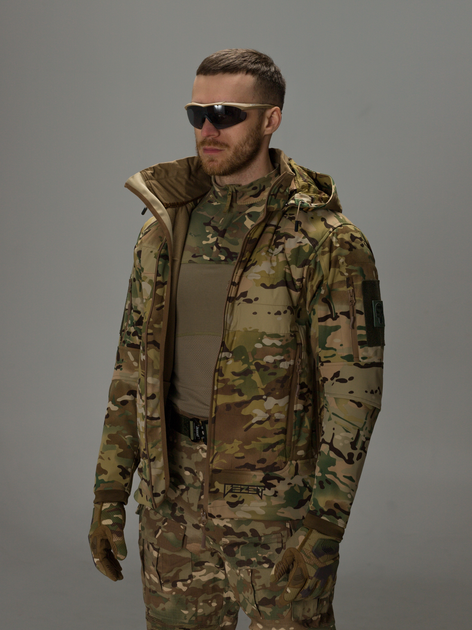Куртка тактична чоловіча BEZET Phantom 10060 M Мультикам (2000146019452) - зображення 2