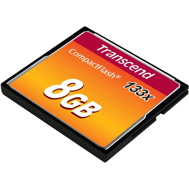 Карта памяти Transcend CompactFlash 133x 8GB W-20 MB/s, R-50 MB/s (TS8GCF133) - изображение 4