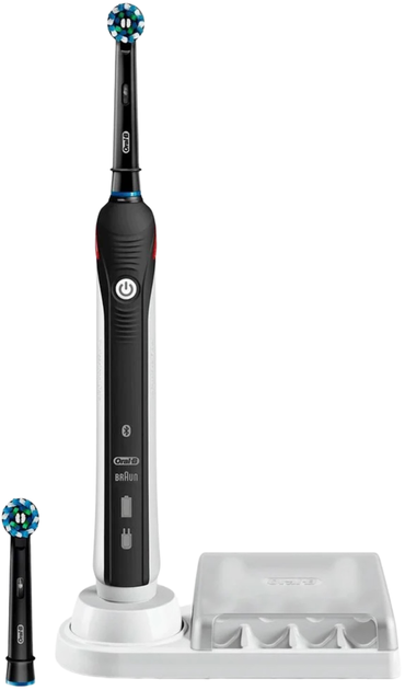 Електрична зубна щітка Oral-b Braun Smar 4 4000N Black + Brush Head (4210201219439) - зображення 2