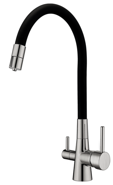 Кухонний змішувач Fabiano FKM 3126 SS Flex Inox 8231.401.1711 - Фото 1 Кухонний змішувач Fabiano FKM 3126 SS Flex Inox 8231.401.1711 - зображення 1