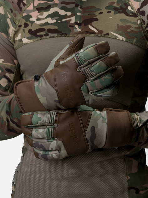 Перчатки тактические мужские BEZET 9825 L Камуфляж (2000251168878) - изображение 1