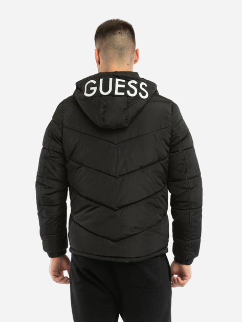 Пуховик чоловічий Guess X2RL30WCKQ2 XS Чорний (7621701023834) - зображення 2