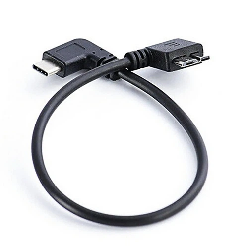 Кабель переходник OTG угловой USB Type-C 3.1 - Micro USB Type B 3.0 (M/M), 27 см (48719) - Фото 1 Кабель переходник OTG угловой USB Type-C 3.1 - Micro USB Type B 3.0 (M/M), 27 см (48719) - изображение 1