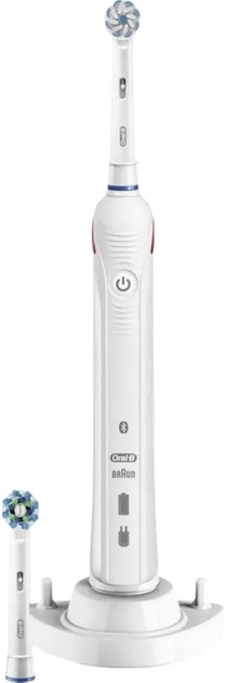 Електрична зубна щітка Oral-b Braun Smart 4 4500S White + ТС + Brush Head (4210201180326) - зображення 1