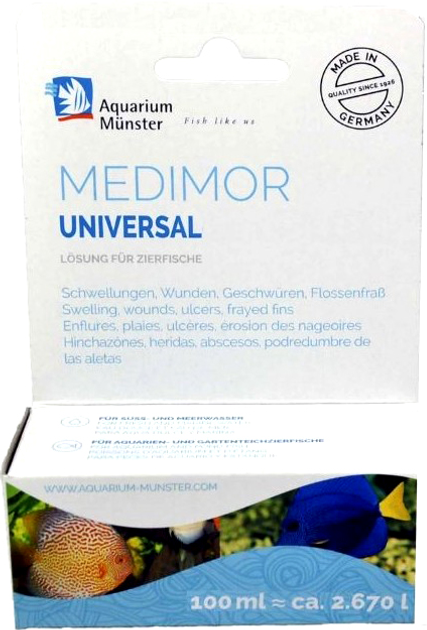 Leki dla ryb morskich Aquarium Munster Medimor 100 ml (4005258001232) - obraz 1