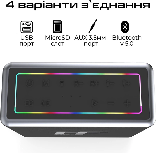 Портативная колонка HiFuture MusicBox 100W RGB Black (musicbox