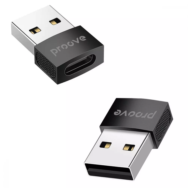 Перехідник Proove OTG Extension Type-C to USB Black - Фото 4 Перехідник Proove OTG Extension Type-C to USB Black - зображення 4