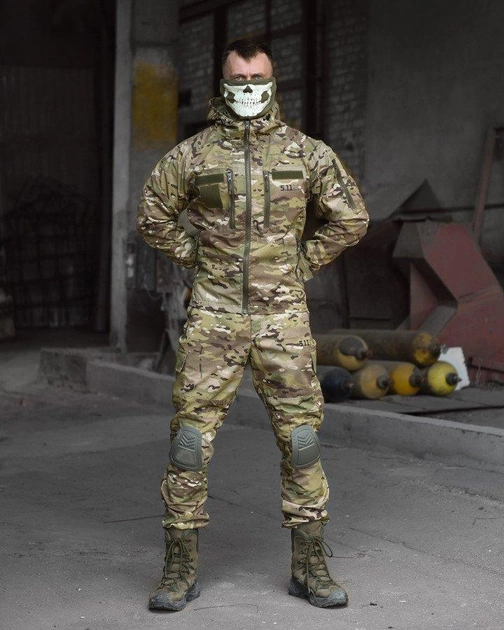 Тактичний костюм 5.11 3в1 з наколінниками штани+убакс+куртка M мультикам (86915) - зображення 2