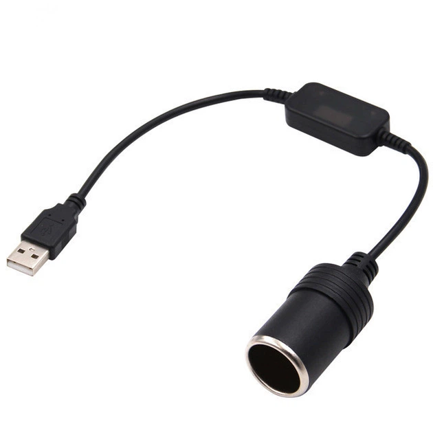 Конвертер перетворювач KWS з USB 5V на прикурювач авто 12V - зображення 2