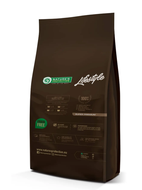 Сухой беззерновой корм с птицей для взрослых собак всех пород Lifestyle Grain Free Poultry Adult All Breeds 10кг - изображение 2