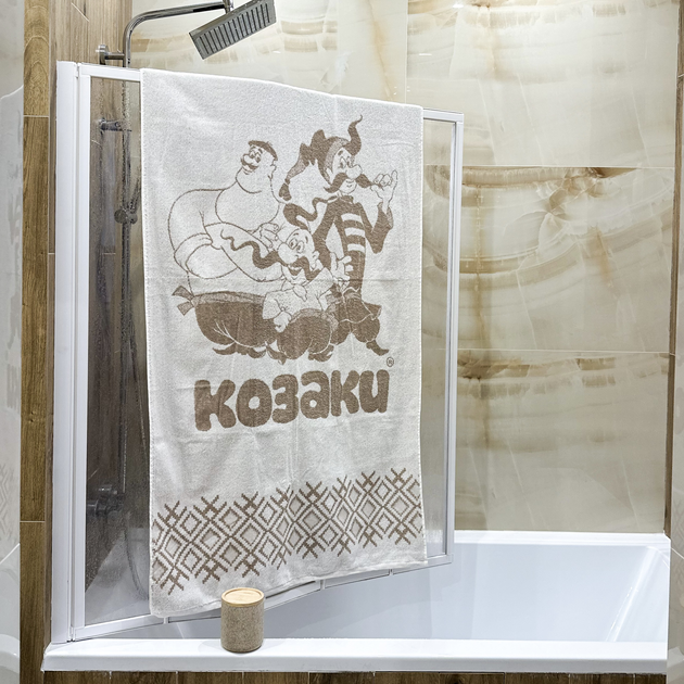 Акция на Рушник махровий Lelit Козаки для ванної 81 х 160 см от Rozetka